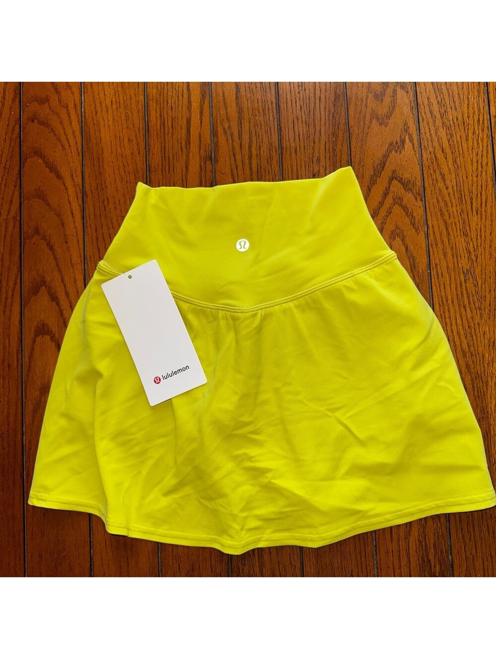 Lululemon Align Skirt High Rise Yellow Serpentine Size 2 NWT
